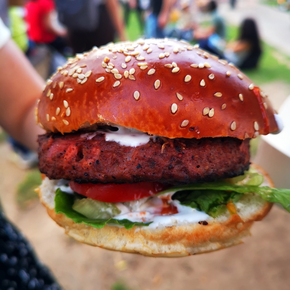 המבורגר אמריקאי של BioBeef