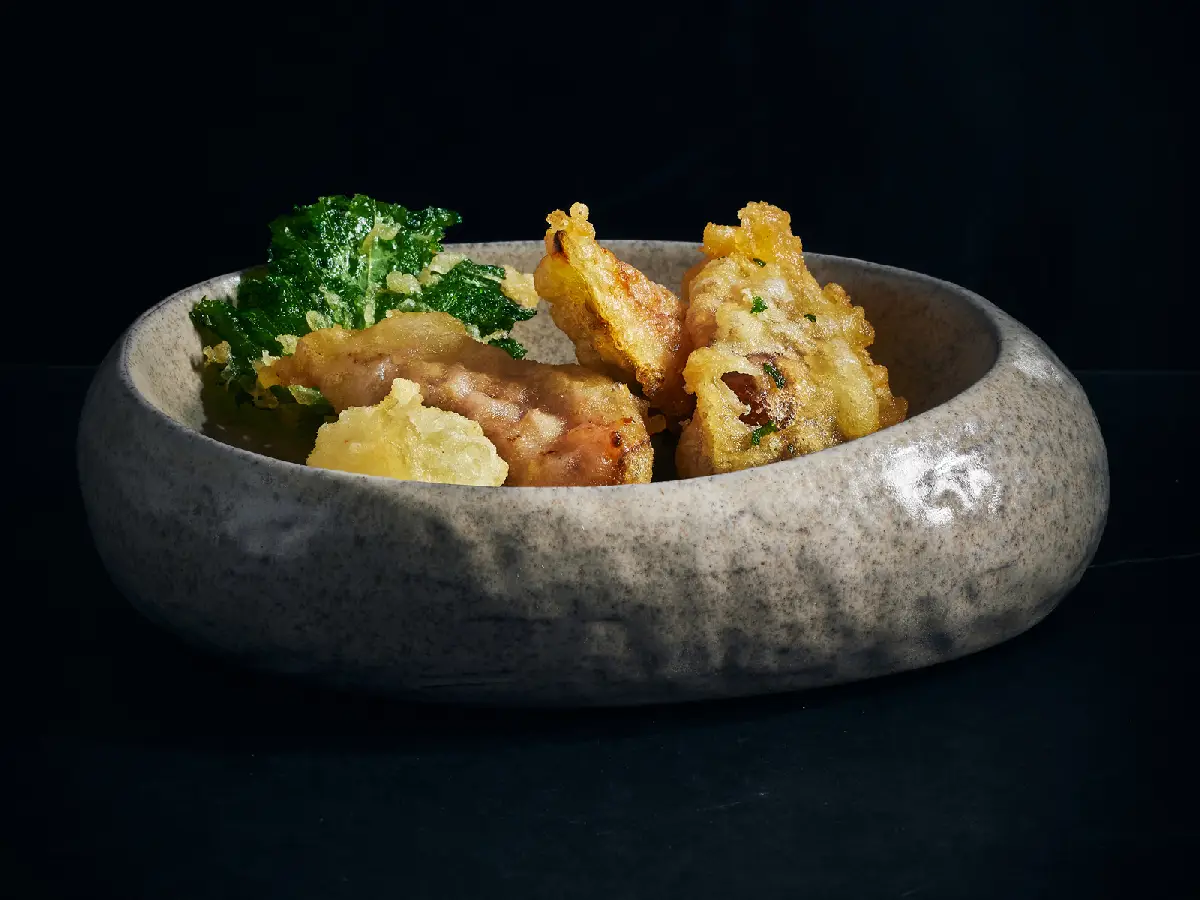 מנת Tempura Setto בערב קאיסקי ב-UMAI
