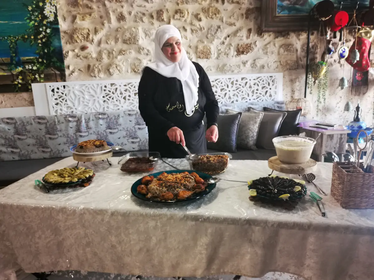 ארוחה חורפית בבית אל יסמין בעכו