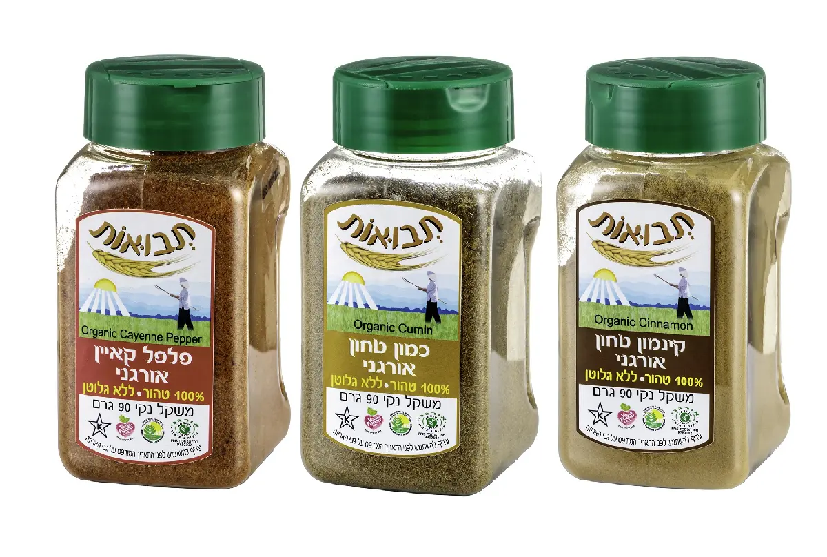 תבלינים אורגניים של תבואות