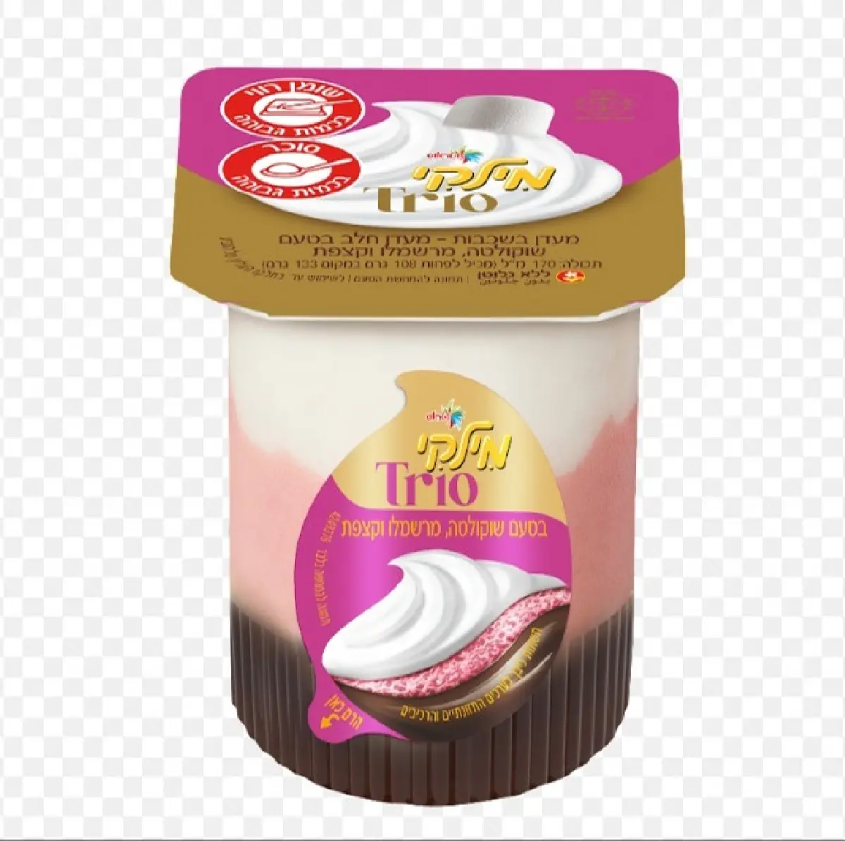 מילקי TRIO שוקולטה מרשמלו