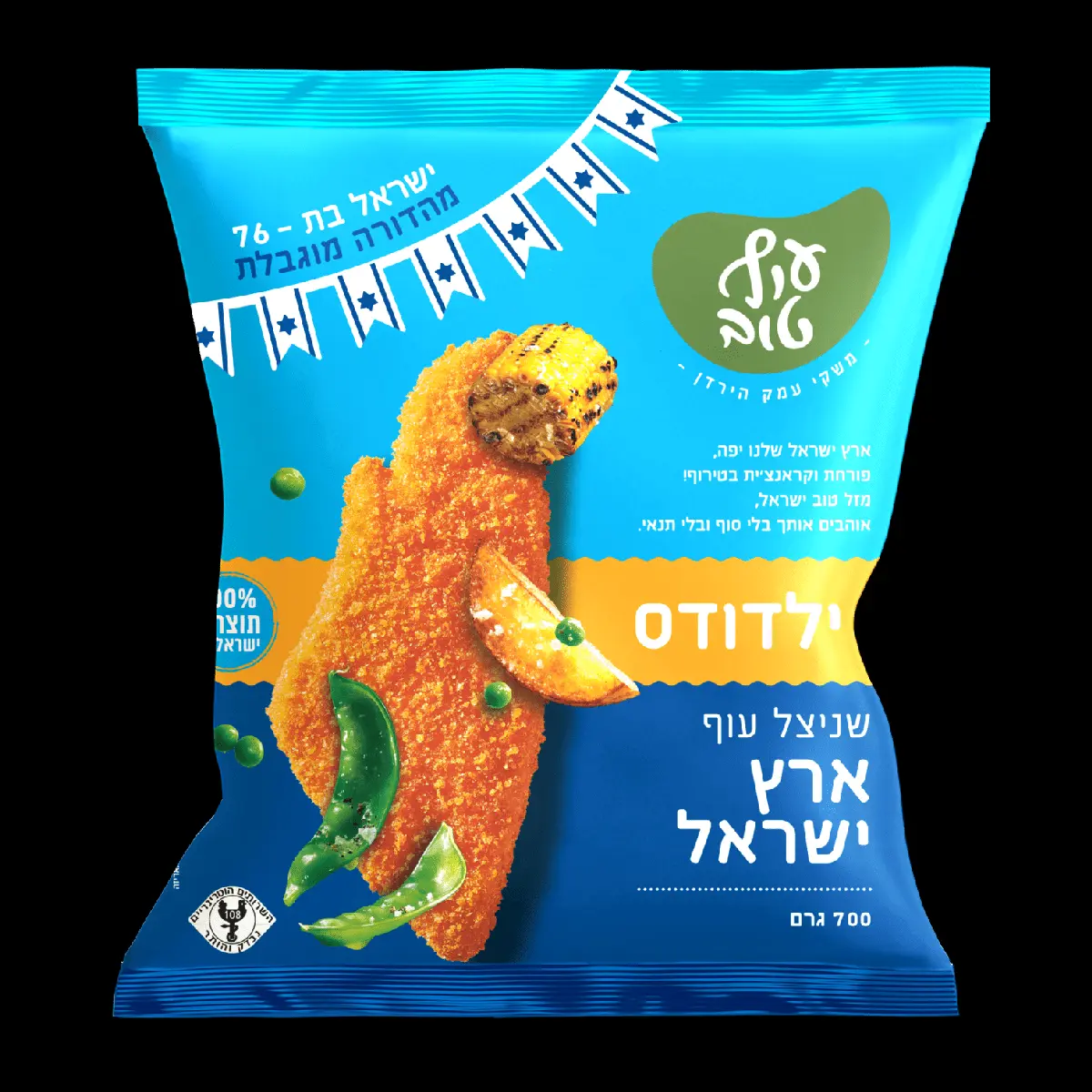 זה באמת קורה: שניצל בצורת ארץ ישראל מגיע למדפים