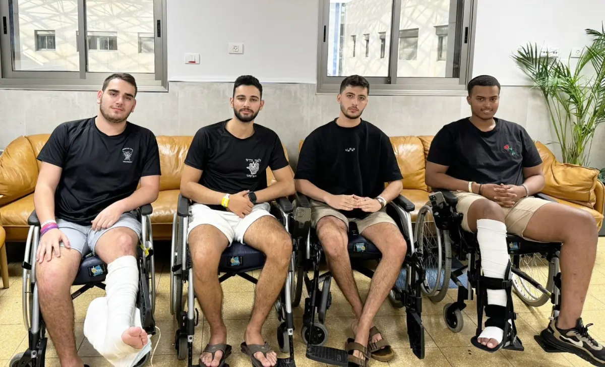 דוכני מזון של פצועי המלחמה ולמען הלוחמים